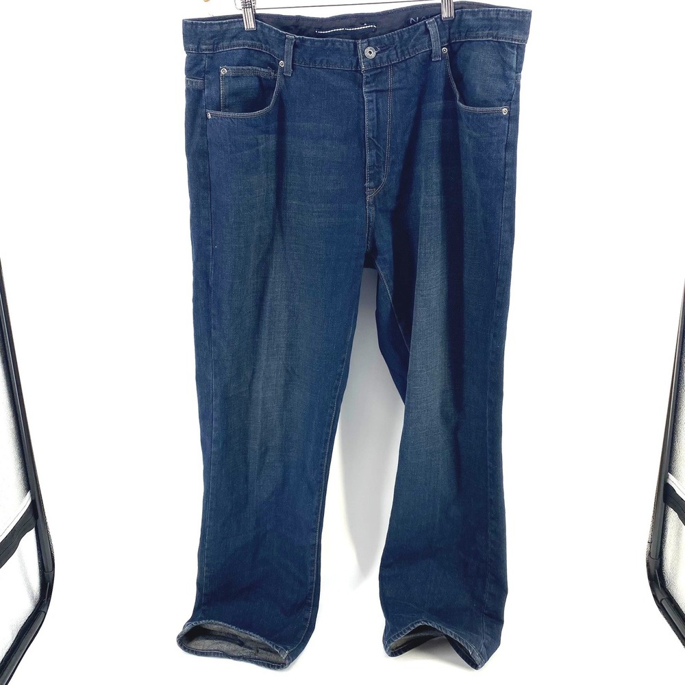 Nautica Mens Jeans 38x34 Dark Wash Straight Leg Denim Pants Dress Jeans - Picture 4 of 5